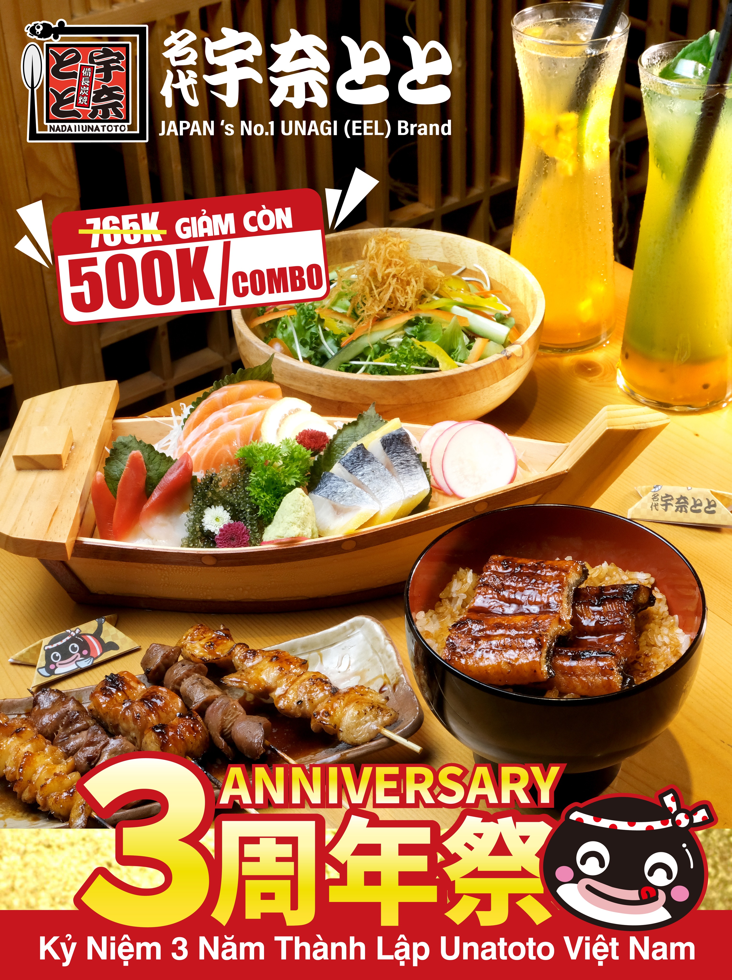 Kỷ niệm 3 năm thành lập Unatoto Việt Nam