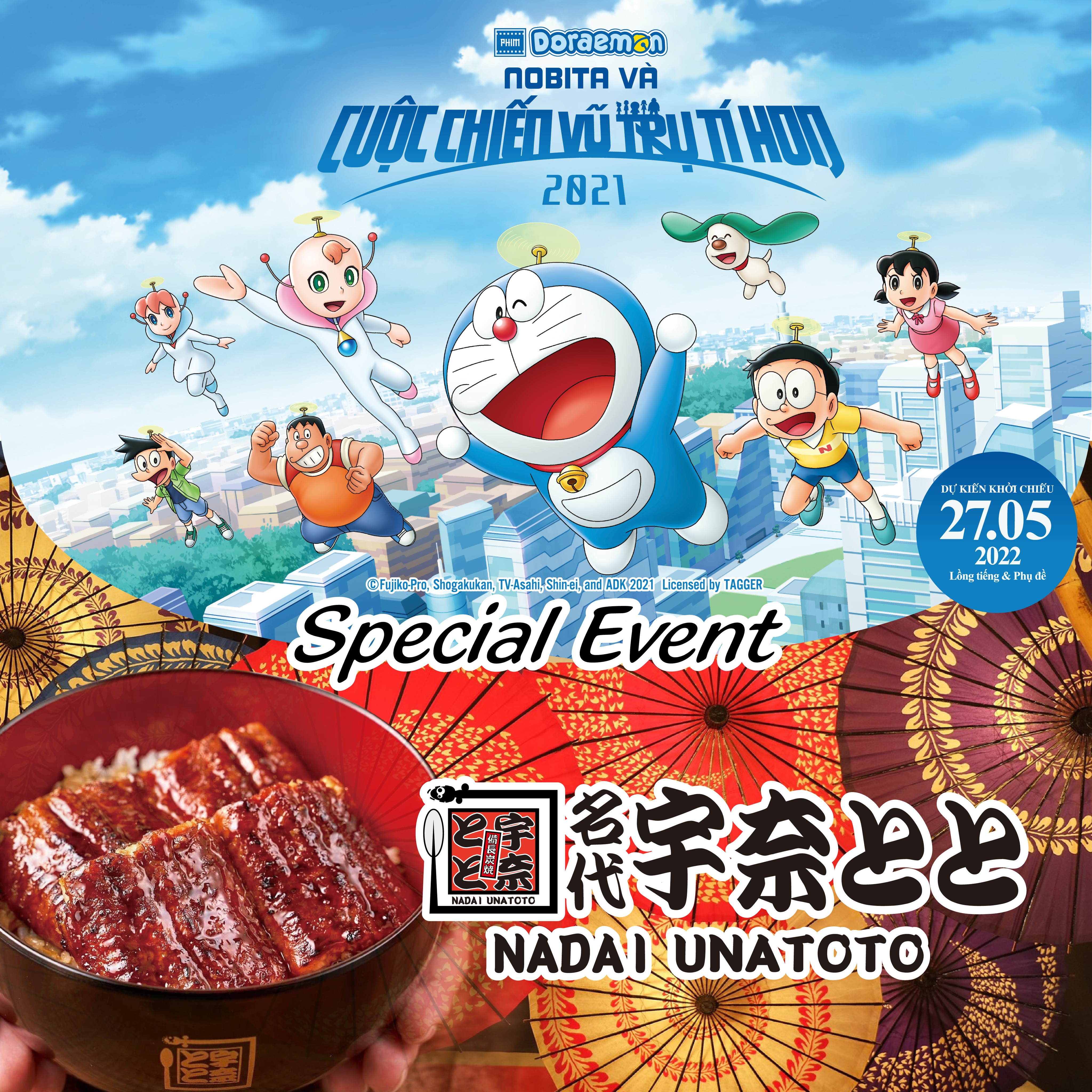 Sự kết hợp chương trình đặc biệt cùng Doraemon tại Unatoto