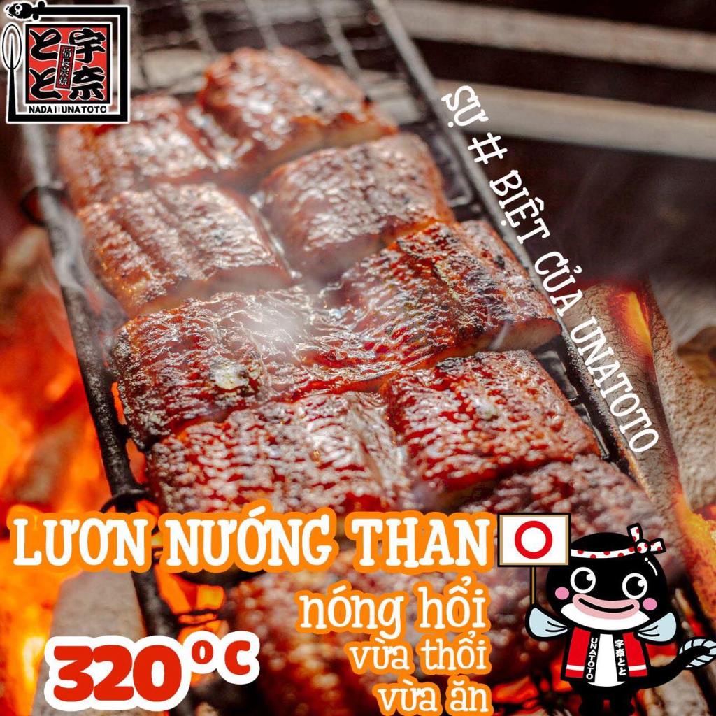 unagi nướng than hoa