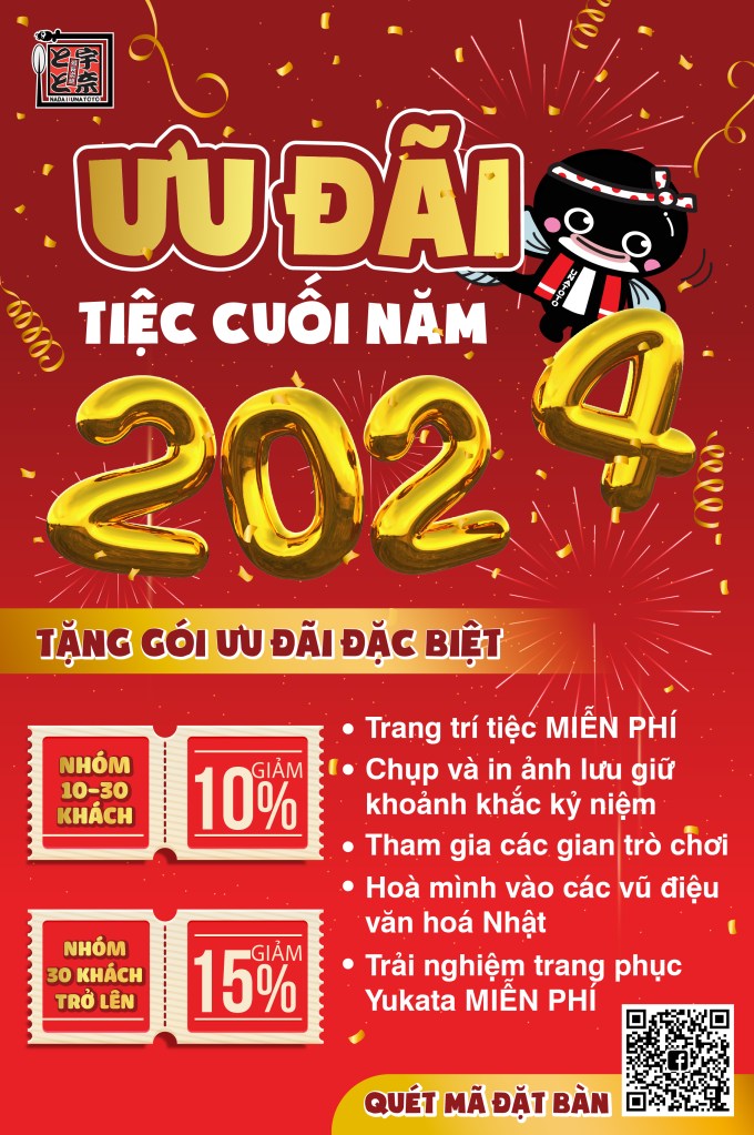 Ưu đãi tiệc cuối năm