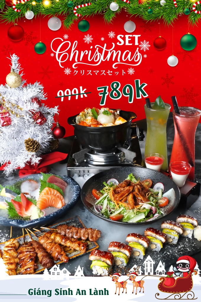 Voucher Set Giáng Sinh