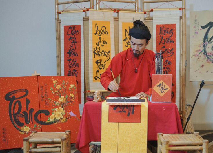 Tặng Chữ Ngày Tết (Nguồn: Thư Pháp Lão Trọc)