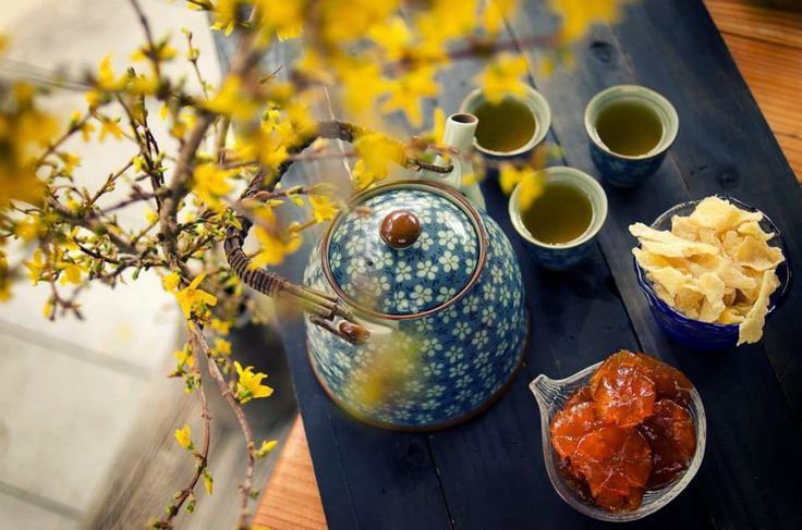 Trà Và Bộ Ấm Trà Tết (Nguồn: WINDY Phan)
