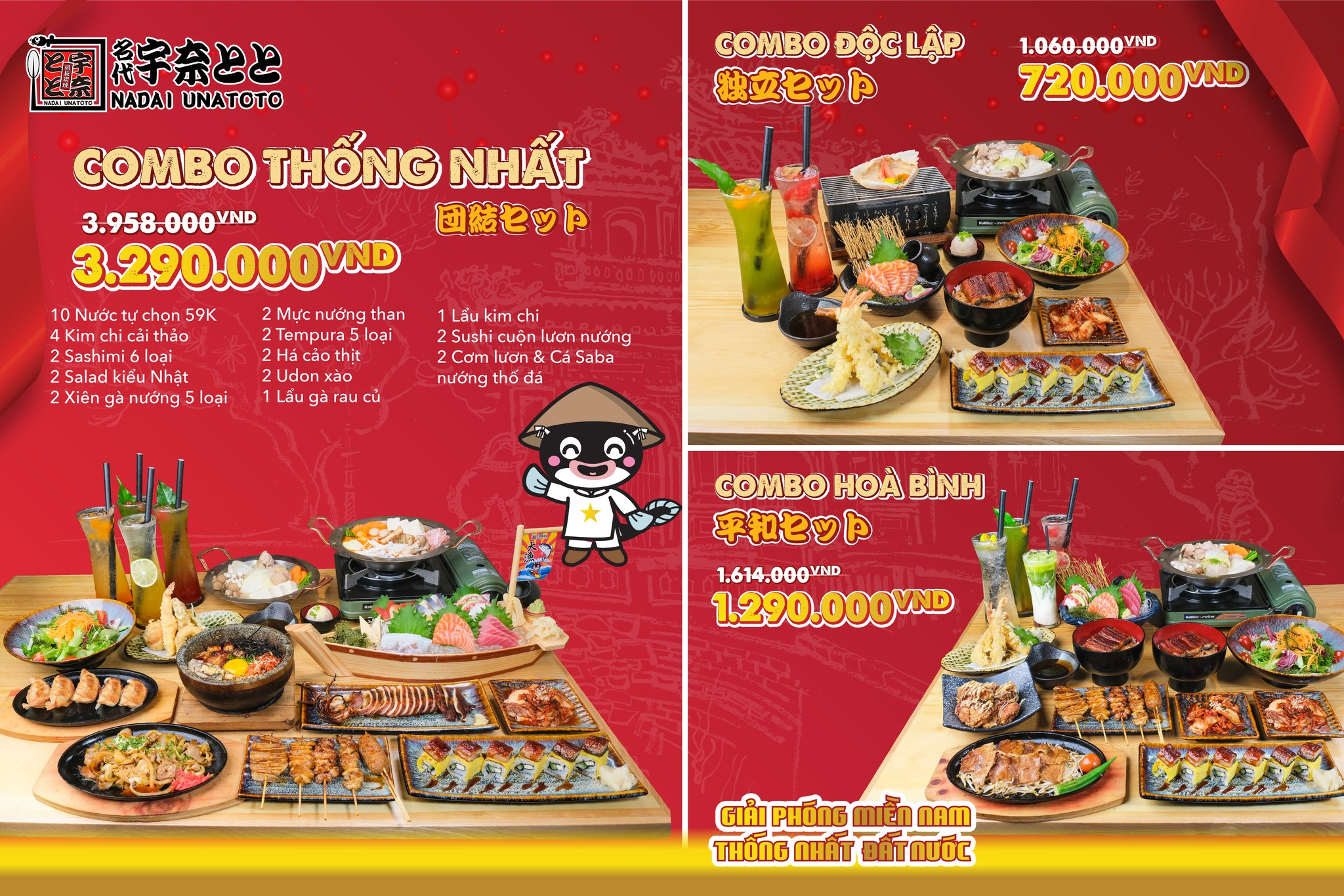 Combo mừng lễ 30/4