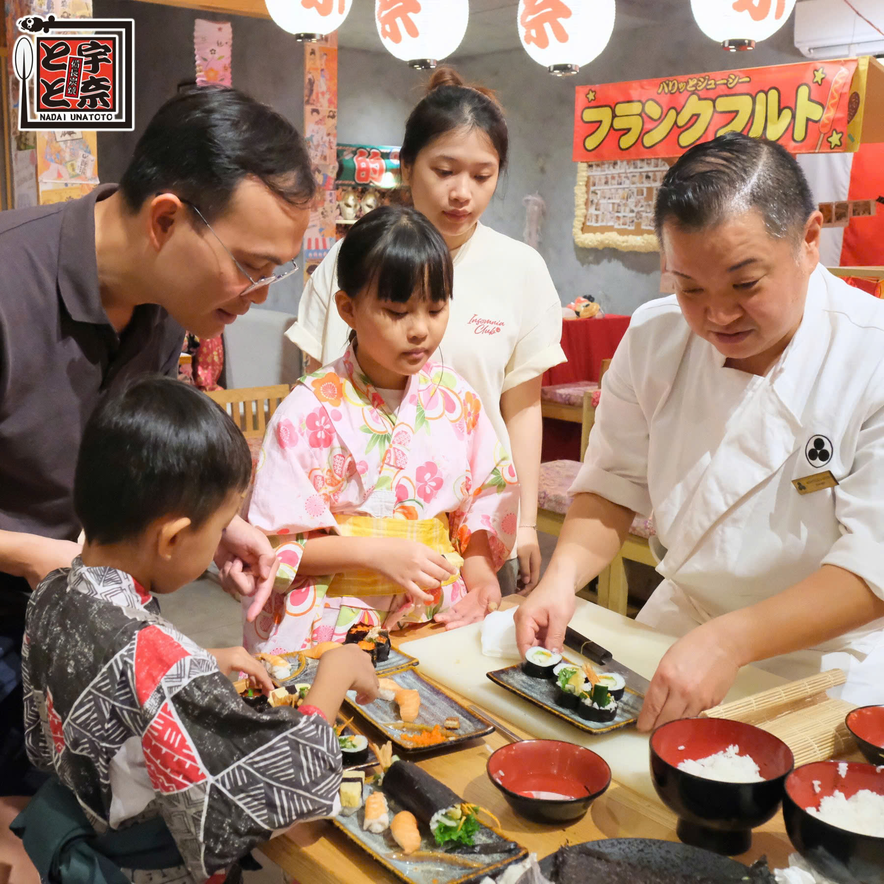 Unatoto – Đưa cả nhà đến gần nhau hơn qua trải nghiệm ẩm thực Nhật Bản