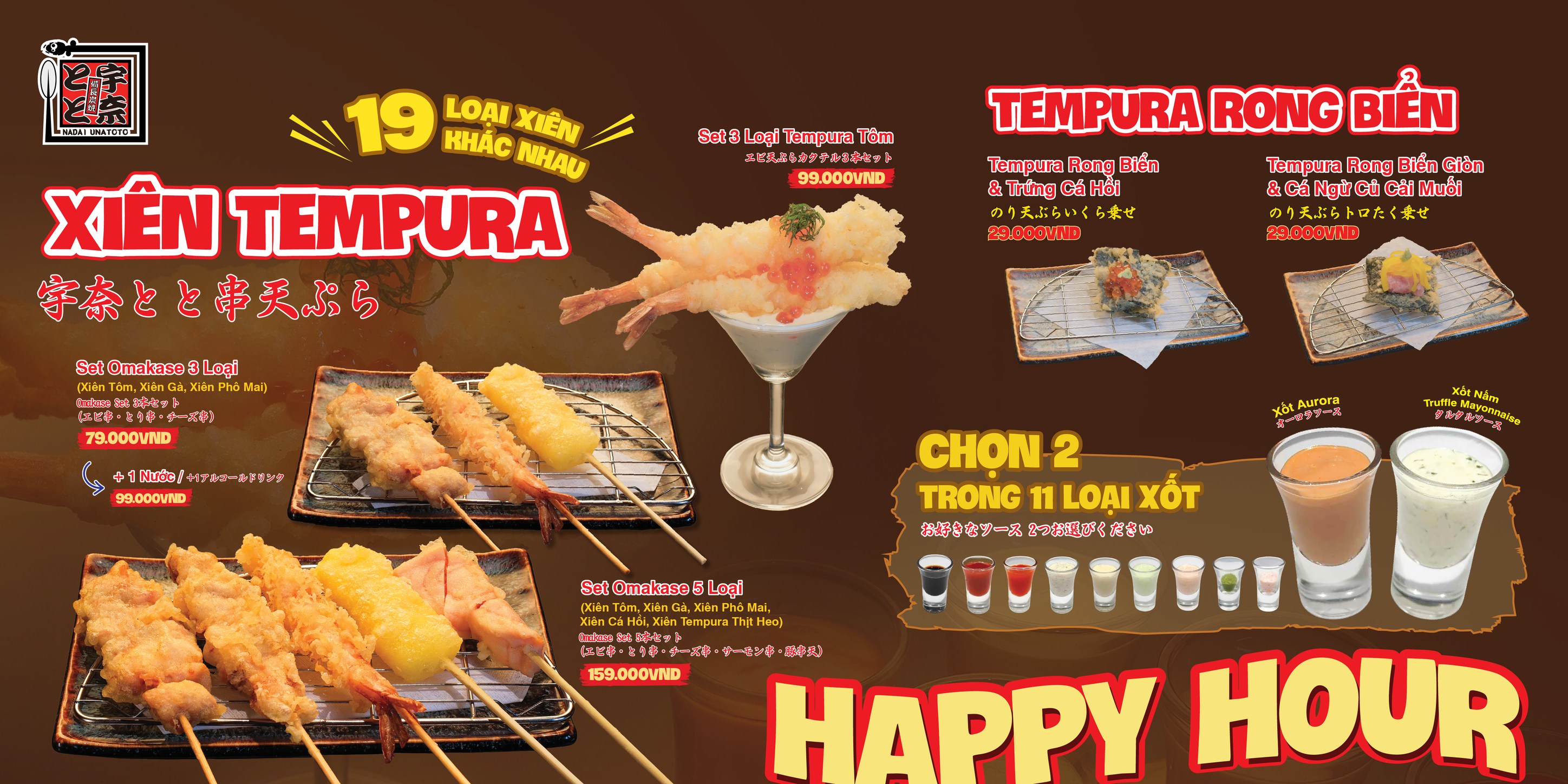 Món mới “gây nghiện” – Tempura Xiên Que phong cách Nhật Bản