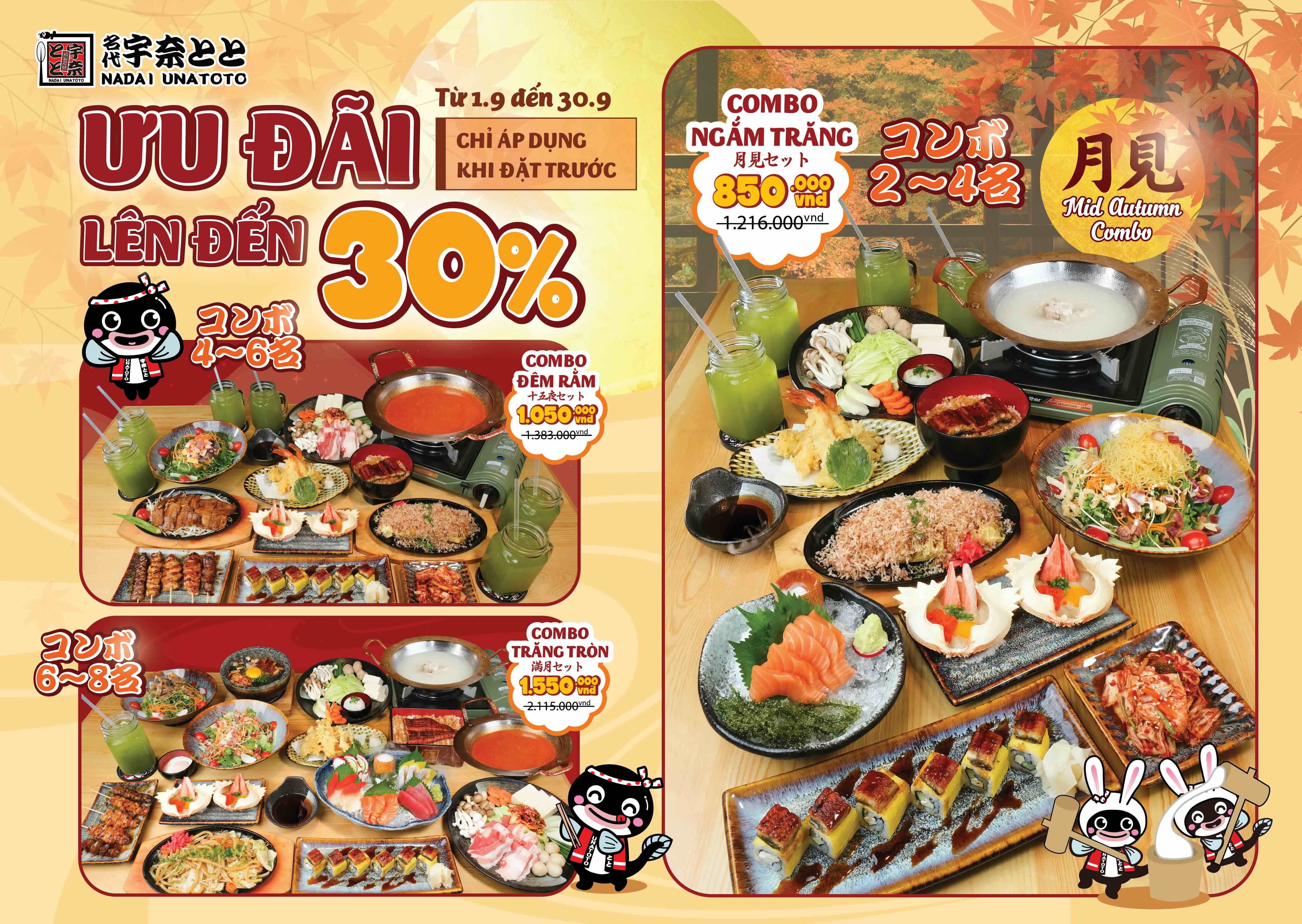 Unatoto Festive Deals Chỉ Có Trong Tháng 9