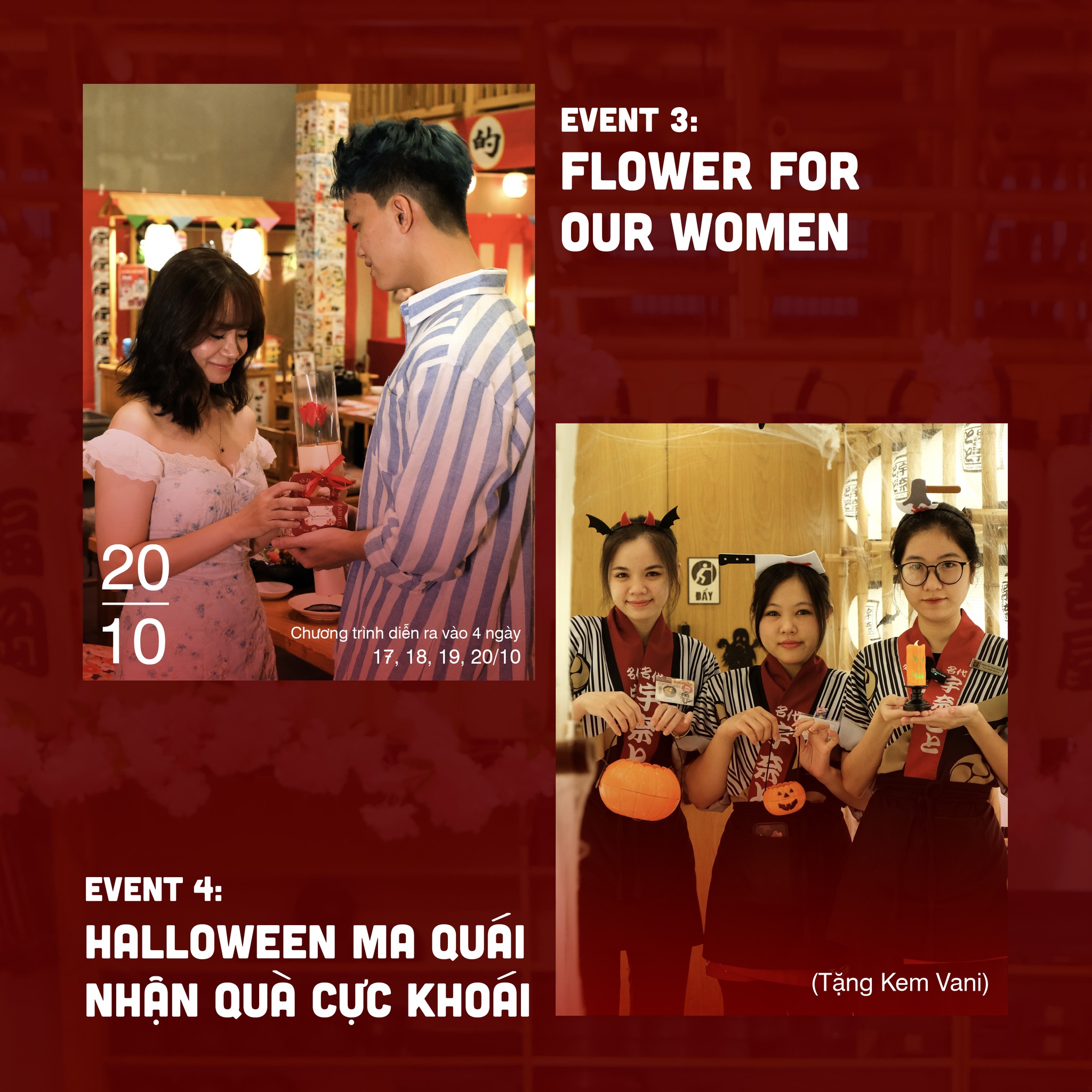 Flower for Our Woman (17/10/2025 – 20/10/2025)