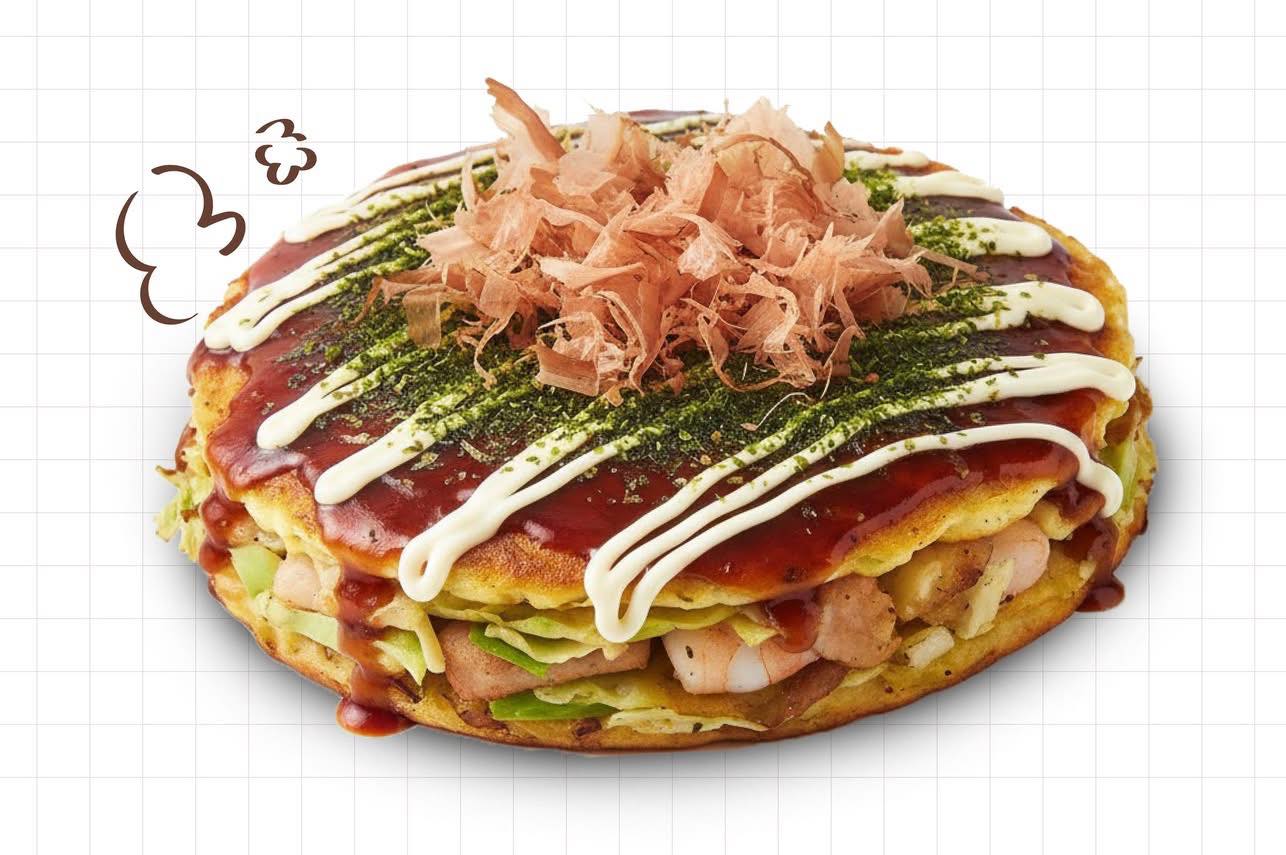 Trải Nghiệm Ẩm Thực Nhật Qua Món Okonomiyaki Chuẩn Vị Osaka