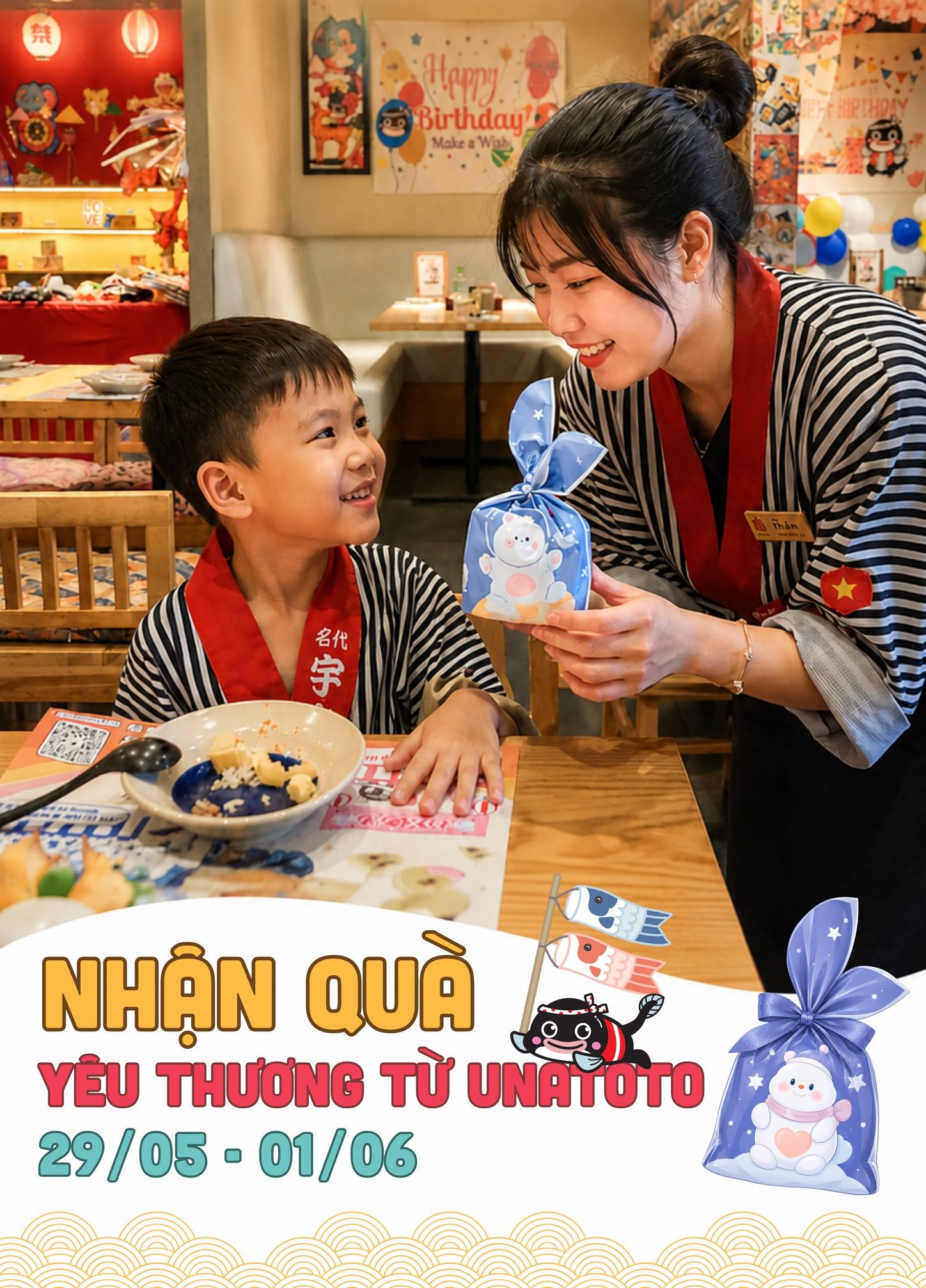 Tặng Kẹo Miễn Phí Cho Các Bé Nhân Dịp Quốc Tế Thiếu Nhi